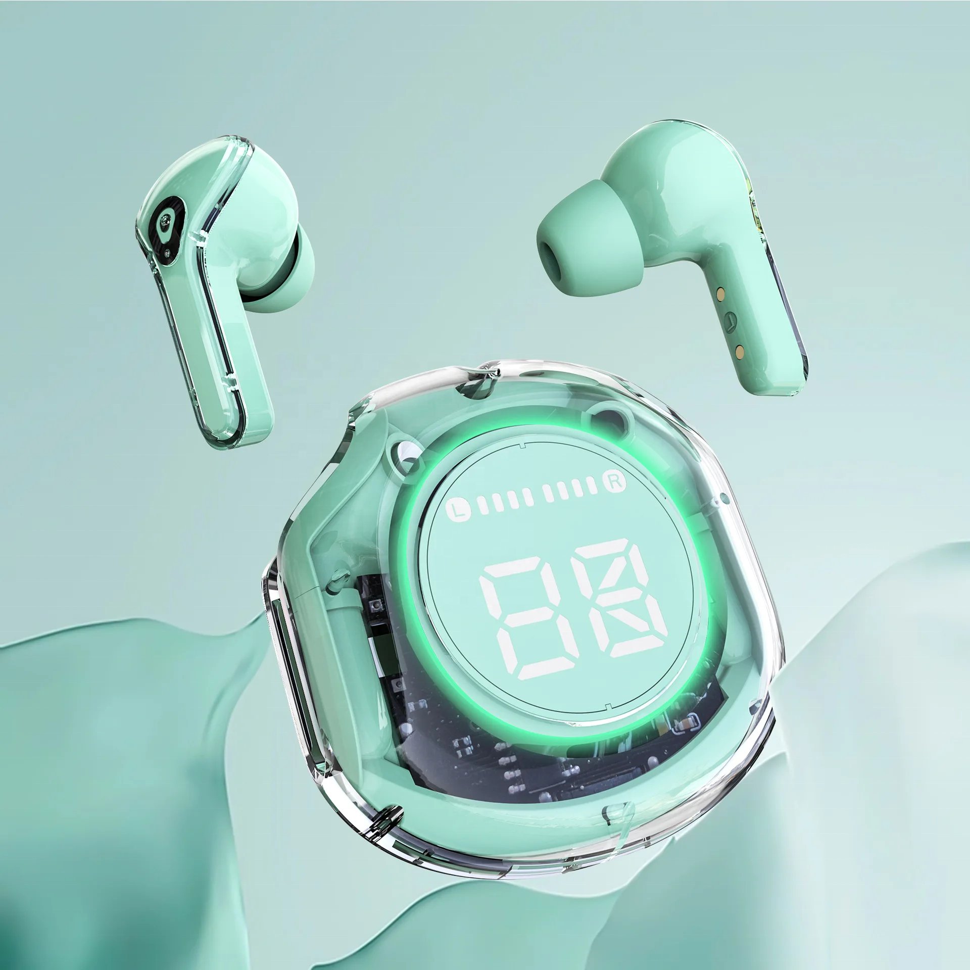 Transparent Crystal ultrapods pro air39 tws earbuds mini Earphones Auriculares Audifonos Headphone air 39 earbuds tws earbuds