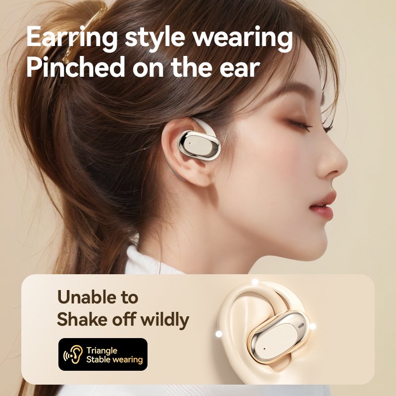 Fashionable and Minimalist Hanging ear ACS High Sound Quality Low latency Comfortable to wear Smart Wireless Bluetooth Earphones