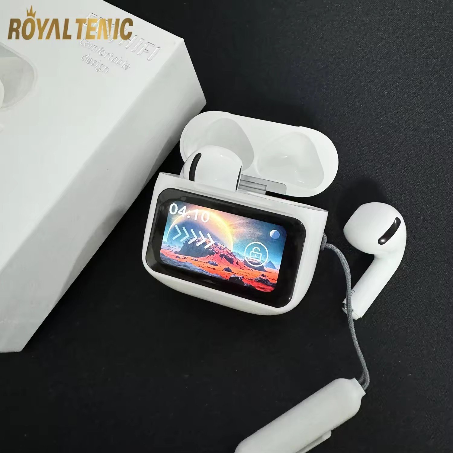 A9pro A11 PRO Touch Screen TWS ANC ENC 2024 Earphone BT Call in-ear Headphone Noise cancelling True Wireless Earbuds A11 A9 Pro