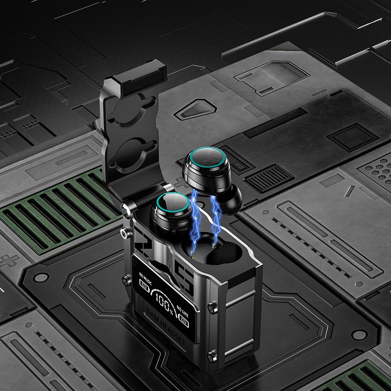 New Game Tws M25 Bt 5.2 Low Latency Earphone 8D HiFi Led Light Touch Wireless Headsets In-ear Gaming Earbuds