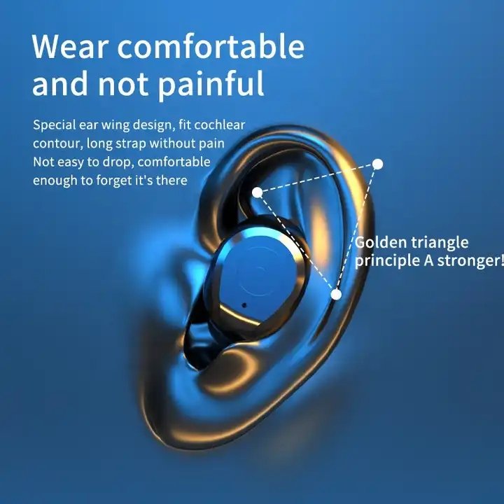 TG01 LED Light Tws HiFi Headphone Sport Earphone Headset Mini TWS 5.3 Wireless Earbuds With Mic 2000Ahm Charging Box