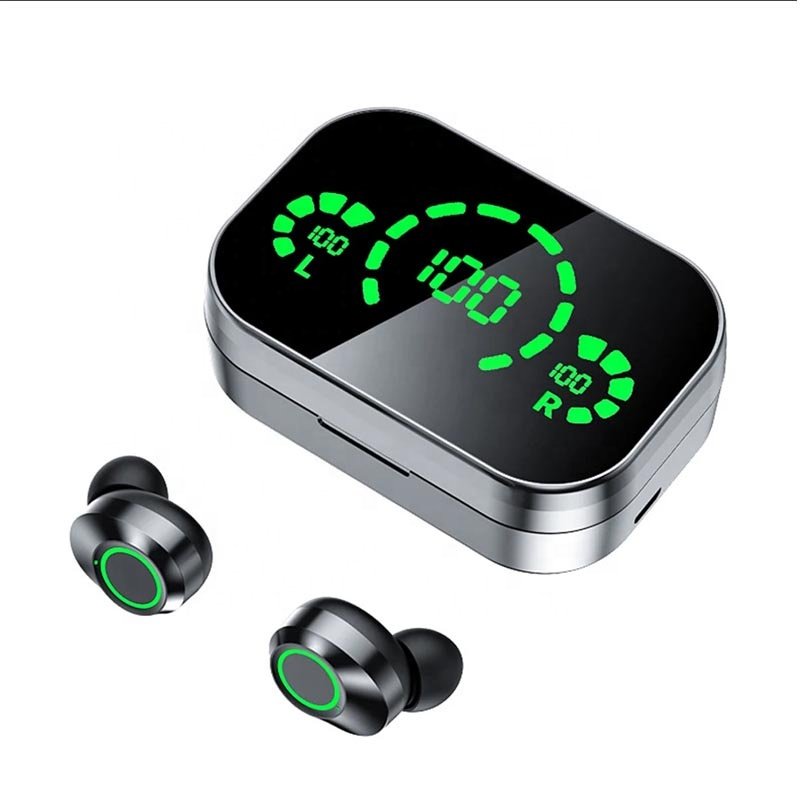 YD03 2024 New Wireless Headphones Bluetooth Earphones 9D HiFi Stereo Sports Earbuds Headset With Charging Box for Smart phones