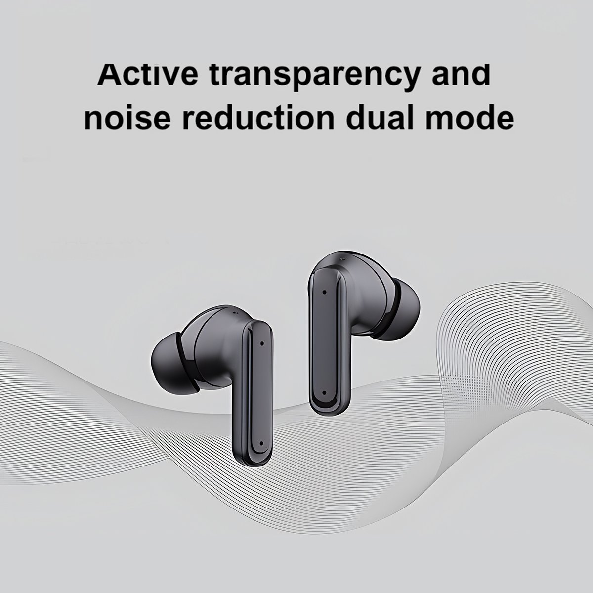 High Quality Led Screen Earphones Wireless Stereo Bluetooth Gaming Tws Active Noise Canceling Earbuds