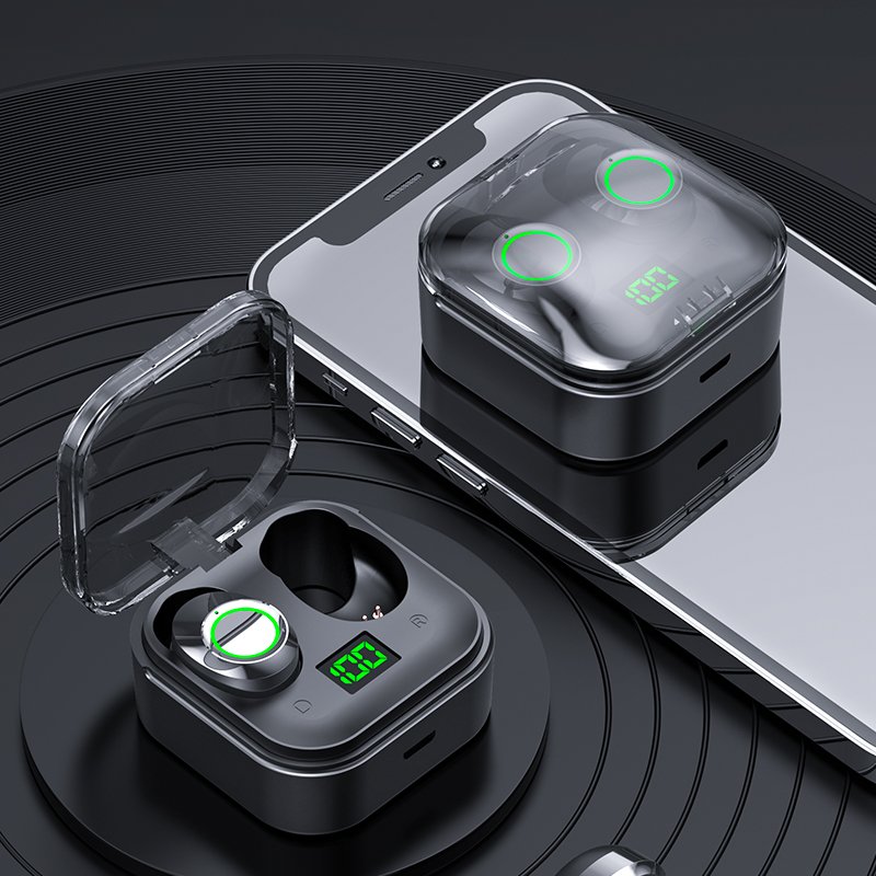TWS Earbud In-ear Headphones Waterproof Auriculares Inalambricos Gaming Earphones Headsets BT5.3 Audifonos with Mic LED Display