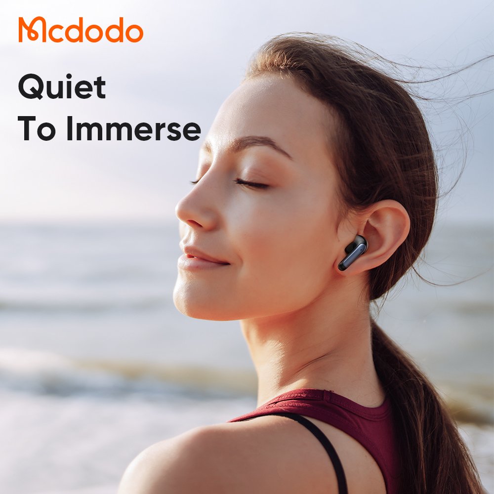 Mcdodo 330 Active Noise Reduction ANC + ENC In-Ear Headset Waterproof IPX4 Sport Long Music Play Digital Display Earbuds