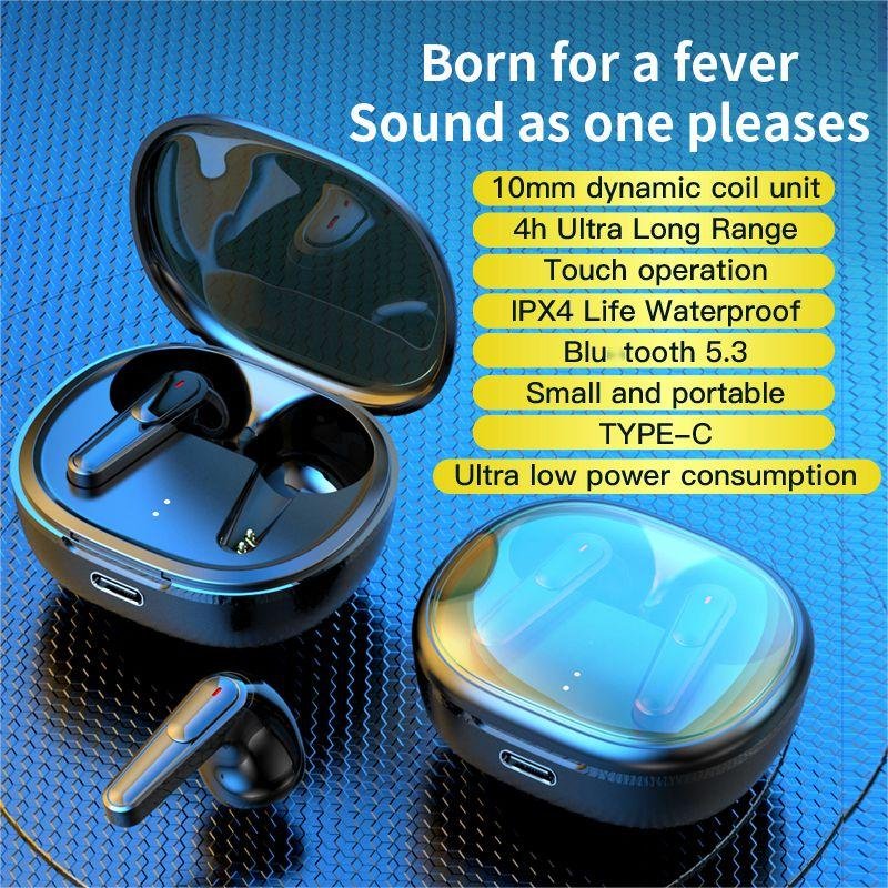 Mini TWS Wireless LED Display PRO30 Earbuds Touch Control In-ear Low latency PRO 30 Earphone
