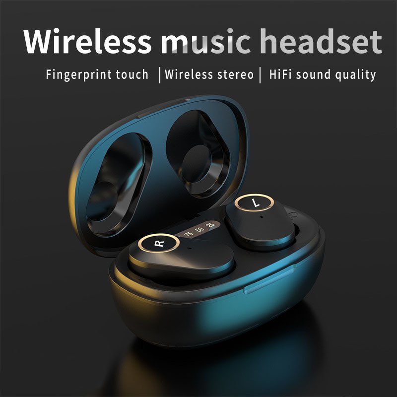 High Quality Mini H10 9D Hifi Stereo Earphone LED Display Waterproof In Ear Headphone BT 5.0 TWS Wireless Earbuds