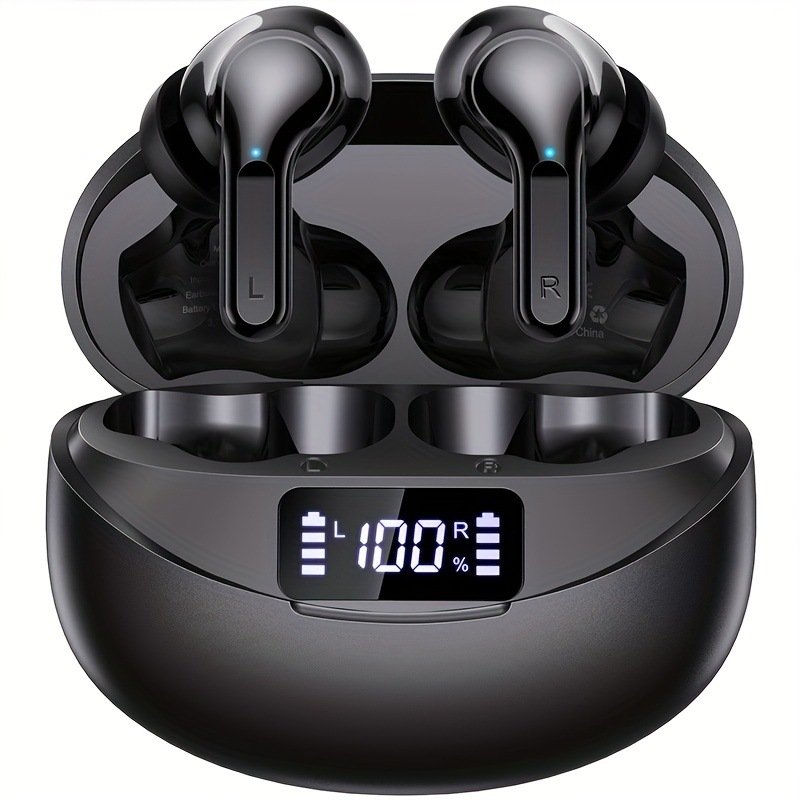 i17 Active Noise Cancelling Tws Earphones & Headphones Digital Power Display Gaming ANC Wireless Earbuds Headset