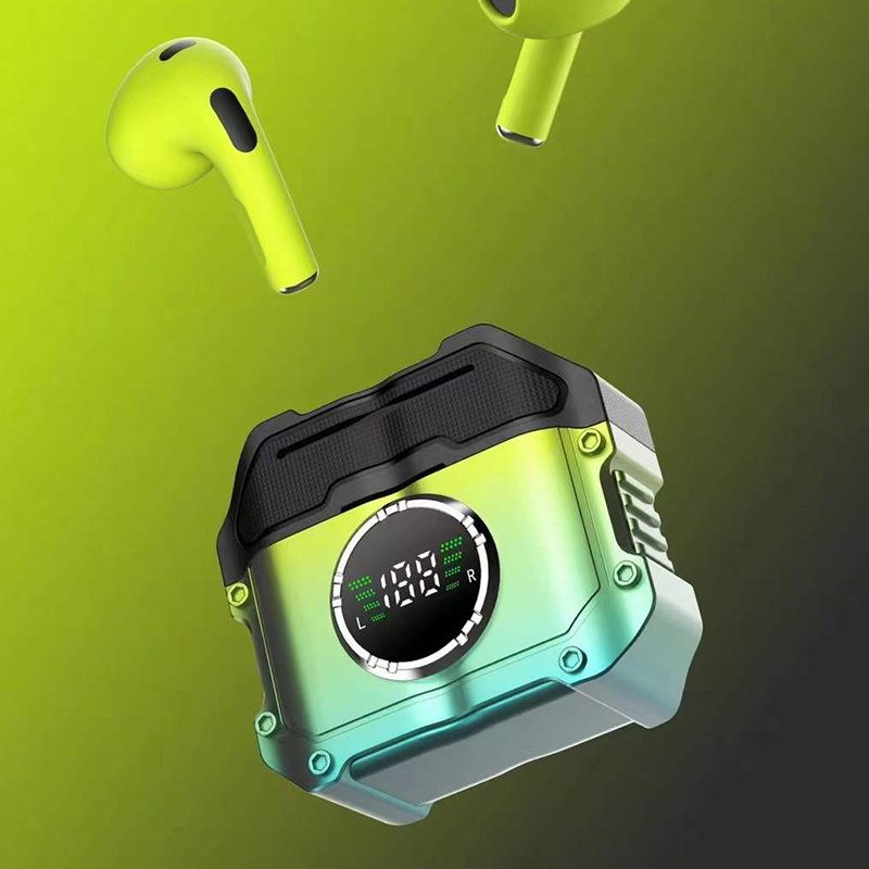 Private model Hoya HIFI Stereo Blue tooth In Ear Earphones ENC Wireless headphone With Led Display Wireless Earbuds