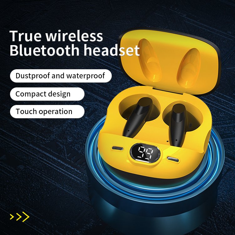 Hot Sale TWS Wireless Earbuds LED Display Touch Stereo Headsets Mobile Phone Sports Travel Audiophile Portable Gaming Earphone