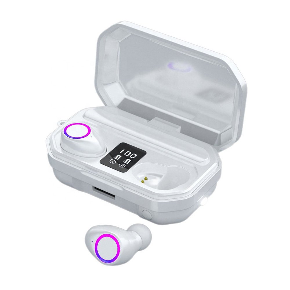 TWS 5.0 M12 Earphones 2000mAh Charging Box True Wireless Headphone 9D Stereo Sports Waterproof Earbuds Headsets