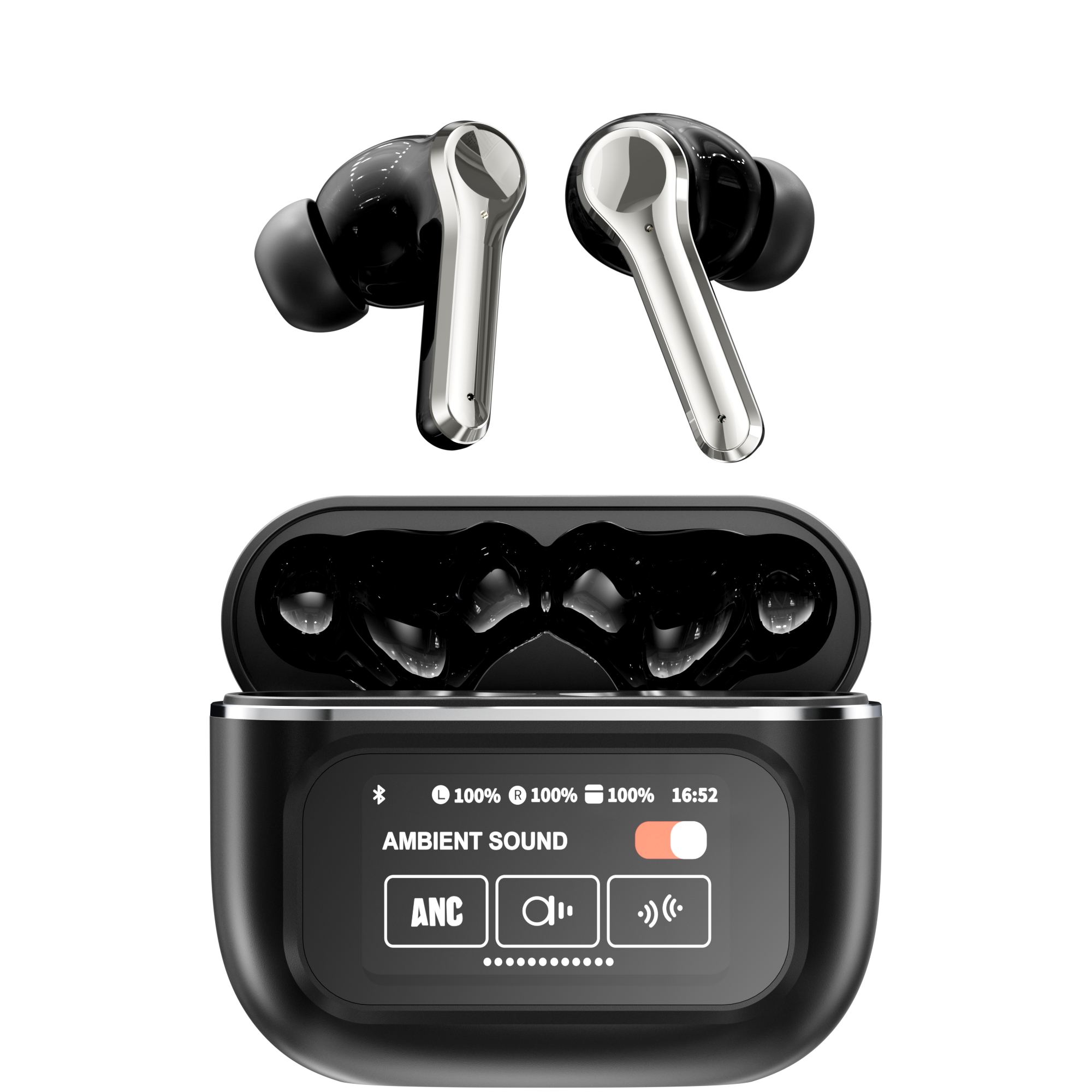 MYX30 TWS In Ear Phones Air Touch Screen Wireless Earbuds LED Display ANC Tws Wireless Earphones in-ear Headphones