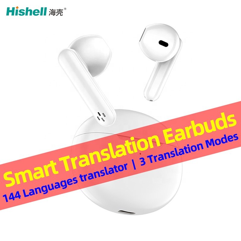 Language Translator Earbuds Two-Way Translation Device with APP for 144 Languages Online Offline Translator