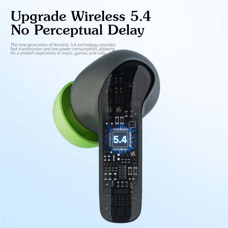 SANSUI W23 ANC ENC noise cancelling tws earphones & headphones wireless bluetooth gaming in-ear headphones