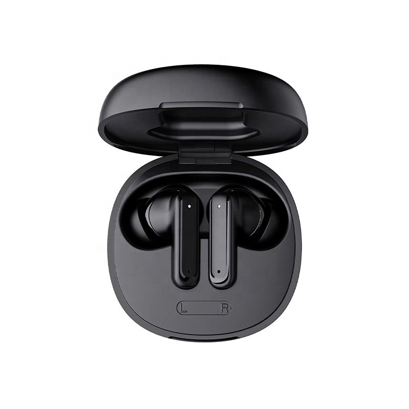 TWS Earbuds T65 Newest Round LCD Touch Screen ANC ENC True Wireless Earphones with Noise Cancelling Sport Earbuds BY-18