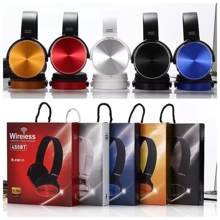 cheaper Headphone Wireless BT 5.0 Headset Stereo Foldable Sport Earphone with Mic Bass Headset Support TF Card