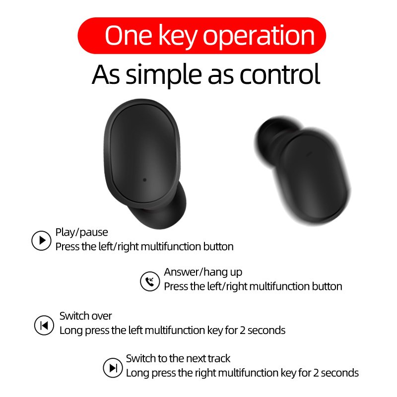 Cheap price sport bluetooth wireless ear tws earphone pods for Android & iPhone