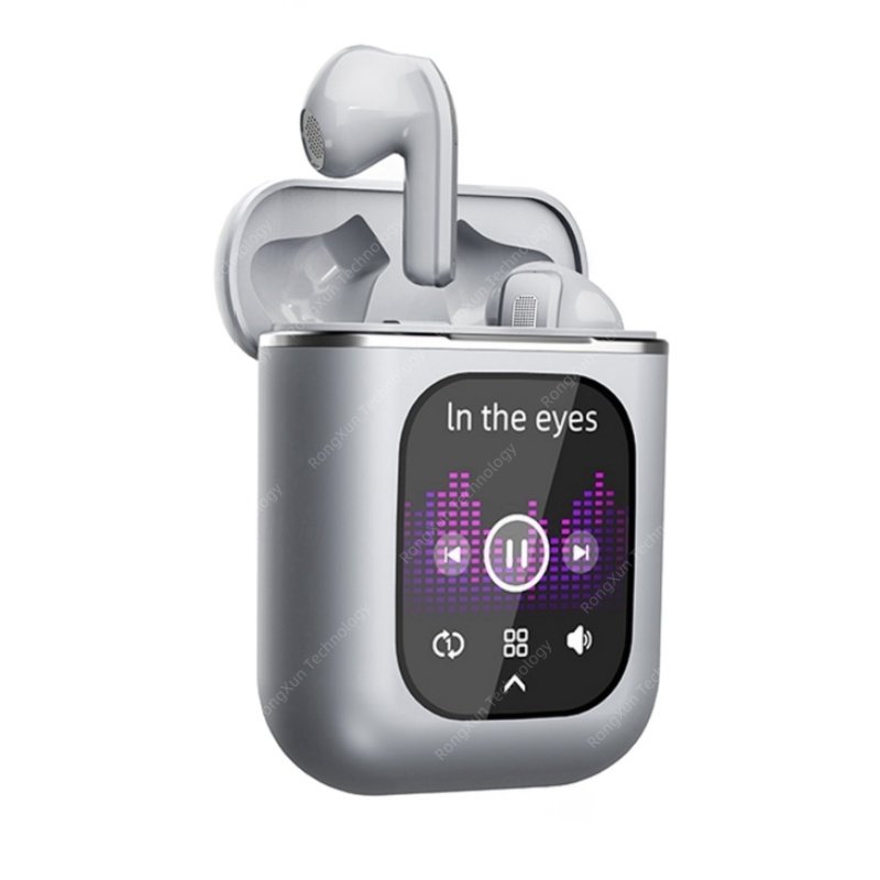 High Quality Touch Screen TWS Headset 16GB TF Card APP Control Novel Reading Hifi Stereo Wireless Earbuds K2 ENC Earphone