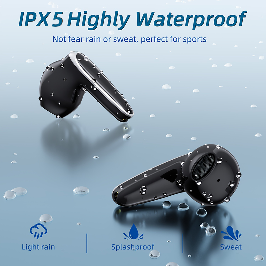 Promotional gaming in ear headphones BX19 Wireless Earbuds Wireless Headset Non Noise Cancelling TWS Earphones