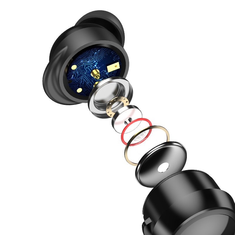 Bluetooth 5.3 True Wireless Earbuds Touch Control 5H Talk Time TWS Headphones with Charging Case and mic in-Ear Stereo