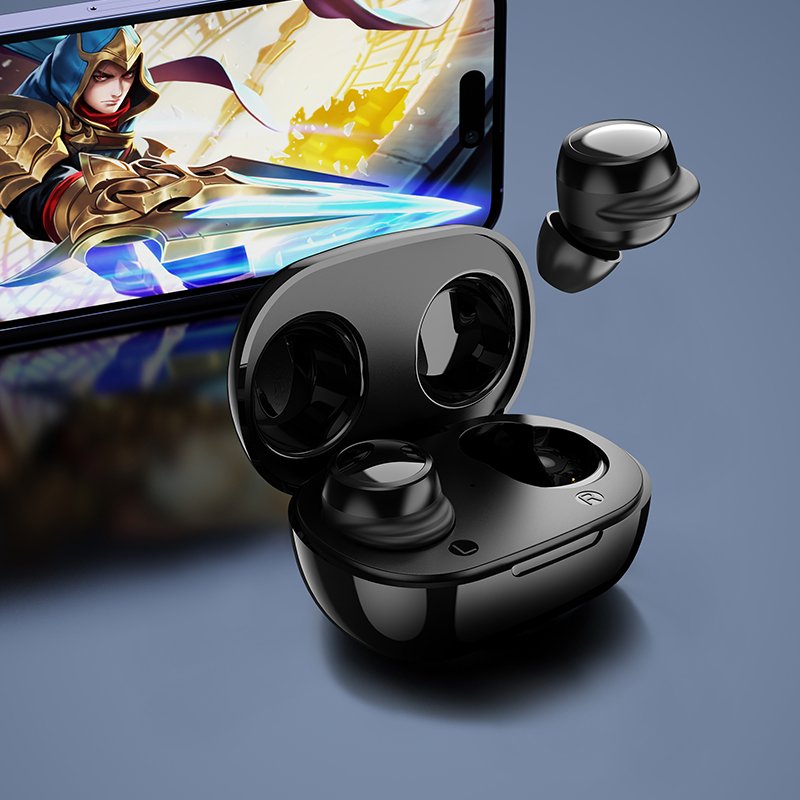 Bluetooth 5.3 True Wireless Earbuds Touch Control 5H Talk Time TWS Headphones with Charging Case and mic in-Ear Stereo
