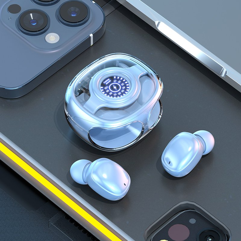 Eraysun M26 Space Capsule Wireless Headphones HIFI Sound Waterproof Active Noise Reduction Touch Tws Earbuds Gaming Earphones