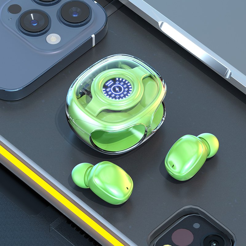 Eraysun M26 Space Capsule Wireless Headphones HIFI Sound Waterproof Active Noise Reduction Touch Tws Earbuds Gaming Earphones