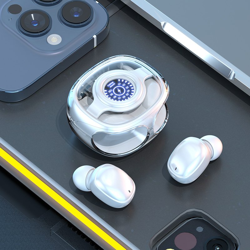 Eraysun M26 Space Capsule Wireless Headphones HIFI Sound Waterproof Active Noise Reduction Touch Tws Earbuds Gaming Earphones