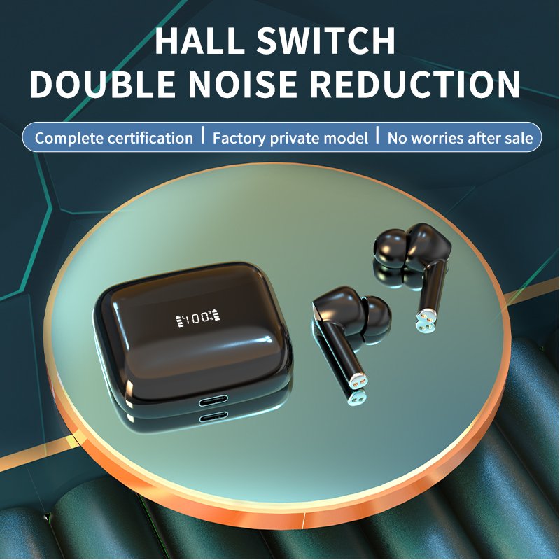 J8 Pro Earbuds Earphone Noise Cancellation Custom Made Logo ANC Earphone Original Quality ANC+ENC Headphone
