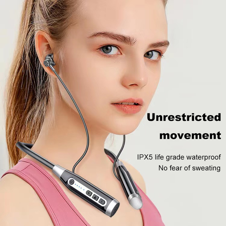 Ultra-Long Standby Semi-In-Ear Wireless Earphones Bluetooth Neck-Mounted Headset Long Noise Cancelling TWS Earphones Headphones