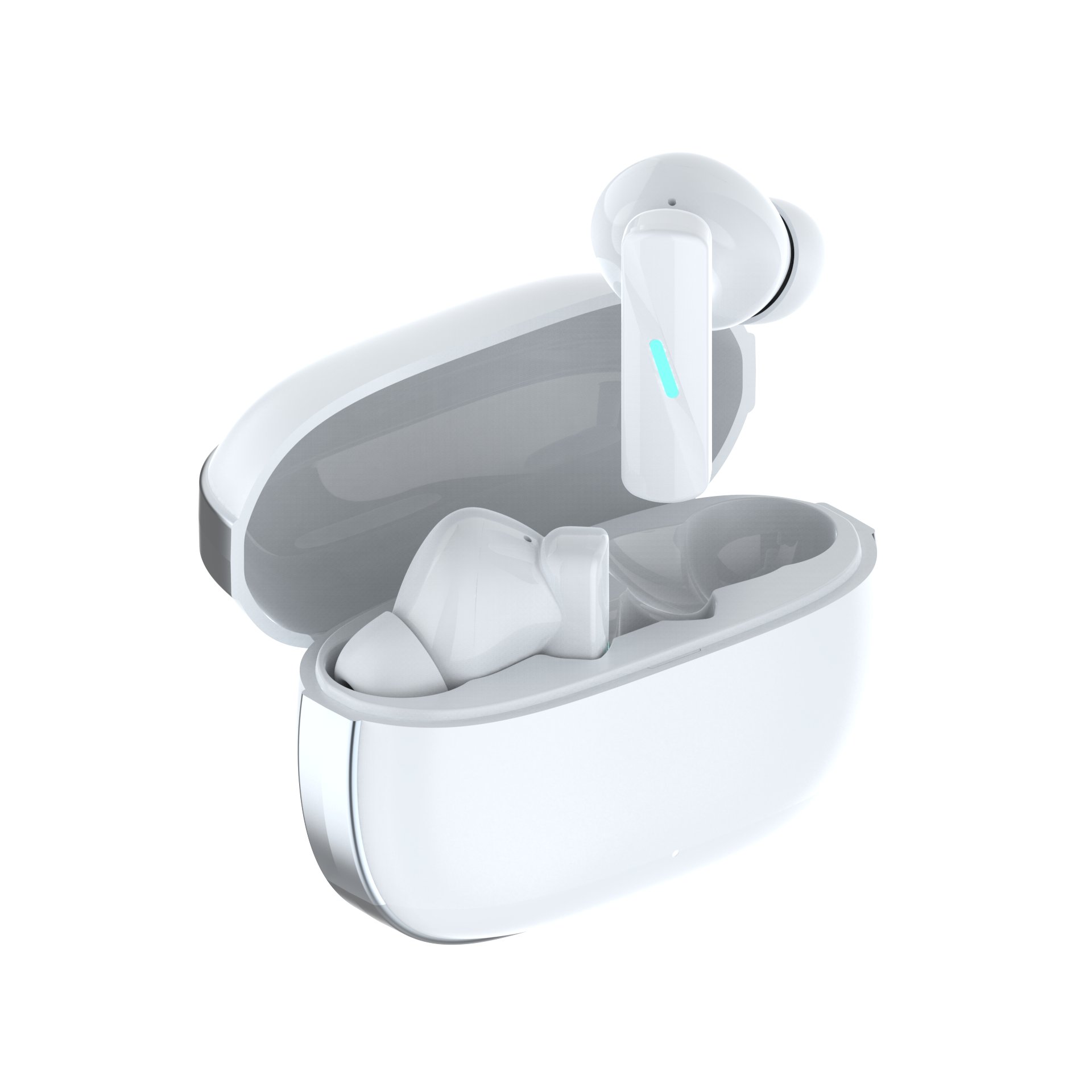 2024 TWS in ear sports wireless earplugs new trend product ANC noise cancelling earphones suitable for iPhone and Android