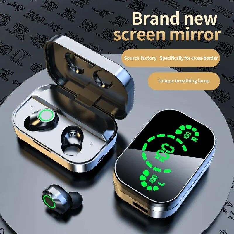 2024 YD03 TWS Earphones Wireless Bluetooth 5.3 HD Hifi Sport Noise Reduction Headphone Touch Control Gaming Earbuds for phones