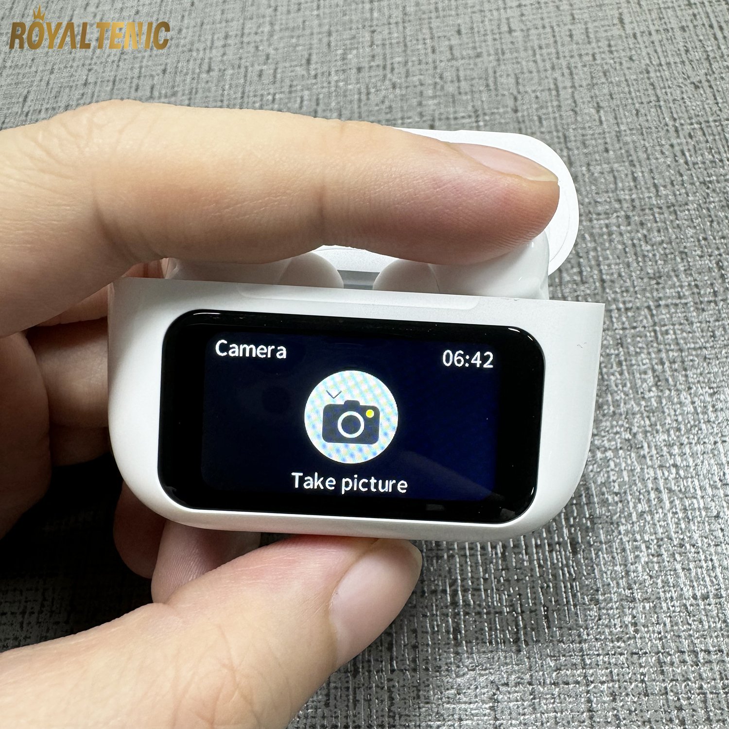 WT-1 LCD Screen HIFI in-ear Earbuds TWS Headphones Auriculares inalambricos Mini True wireless earphones with a touch screen