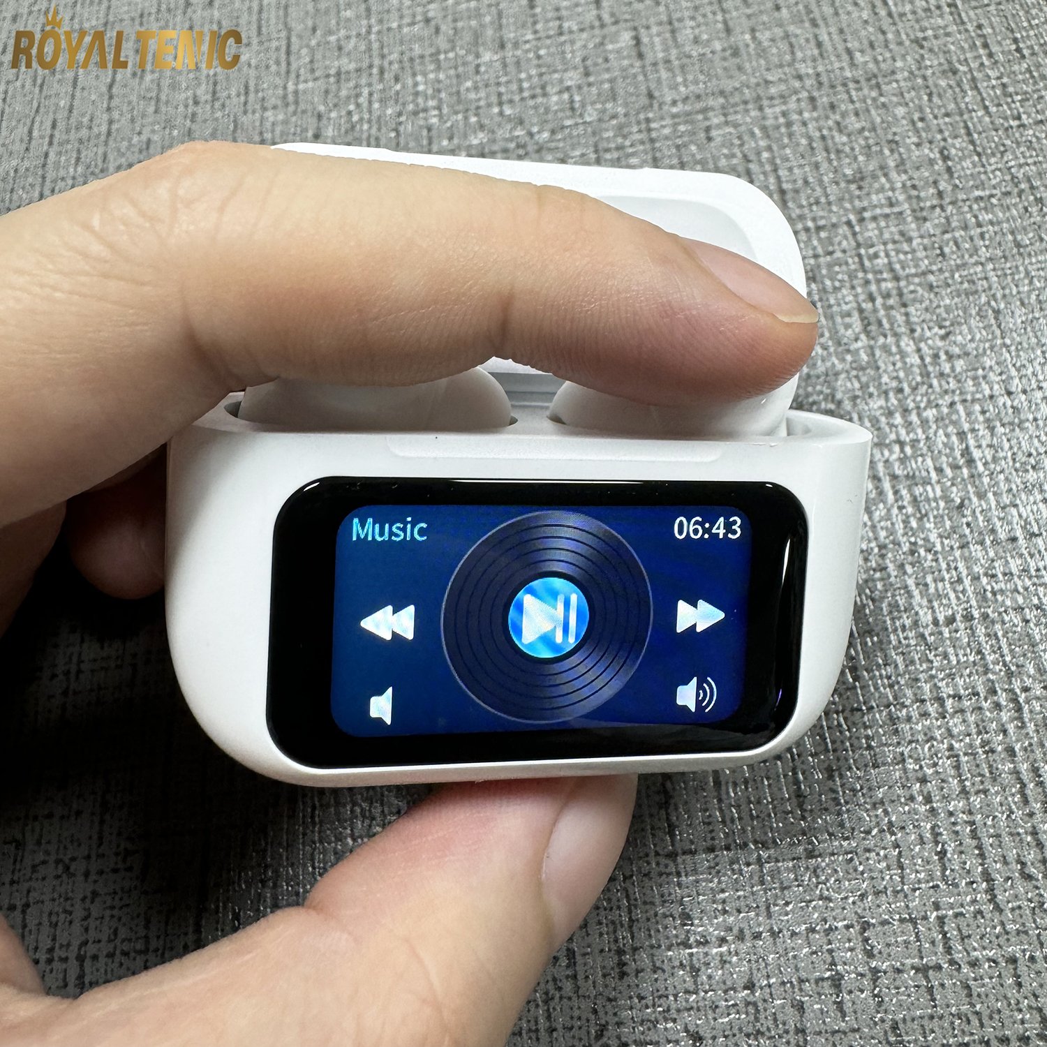WT-1 LCD Screen HIFI in-ear Earbuds TWS Headphones Auriculares inalambricos Mini True wireless earphones with a touch screen