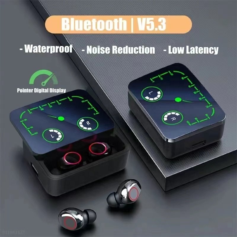 Dodoup M90 Max TWS Bluetooth Headset Wireless Earphone HiFi Wholesale Earplug Pointer Display Motion M10 Upgrade Headset PK F9