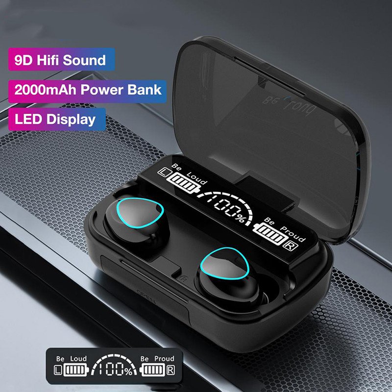 In stock M10 Wireless Headphone BT Earphones Waterproof Earpieces Sport Earbuds For Iphone OPPO for Xiaomi TWS Music Headset