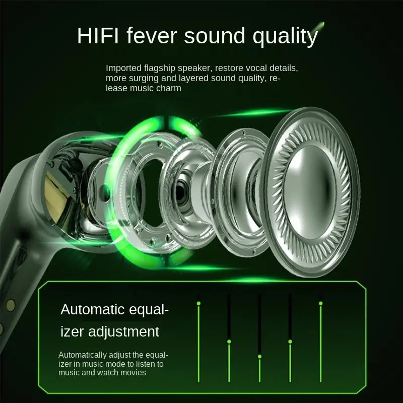 New Arrival G11 Wireless BT tws earphone earbuds headphone in ear audifonos auriculares Gaming TWS X15 PRO with Game Mode