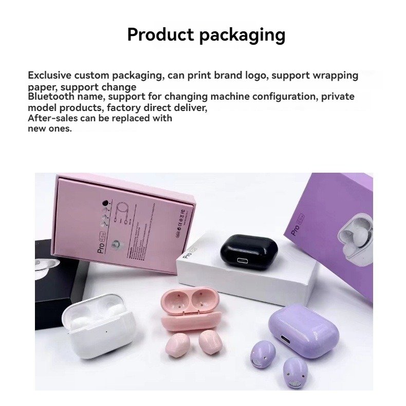 Hot Sale Super Long Battery Life Wireless earphones In-ear noise Reduction earphones Invisible Mini earphones Private Model TWS
