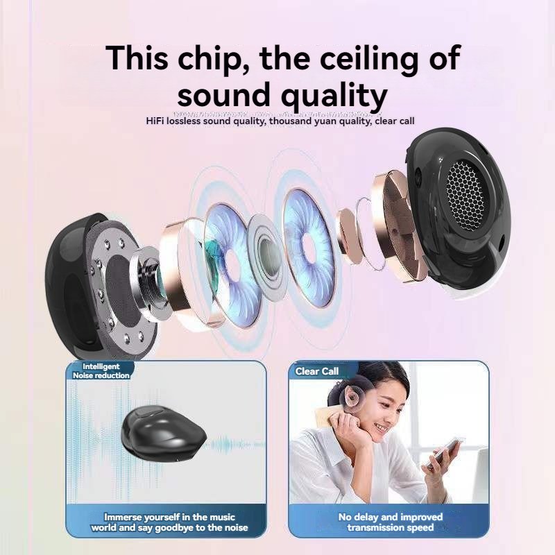 Hot Sale Super Long Battery Life Wireless earphones In-ear noise Reduction earphones Invisible Mini earphones Private Model TWS