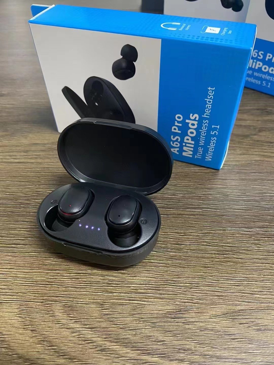 Cheapest Wholesale Original A6S TWS Wireless Earbuds Stereo Headset 5.0 Stereo Headphones Sport Noise Cancelling Mini Earphone