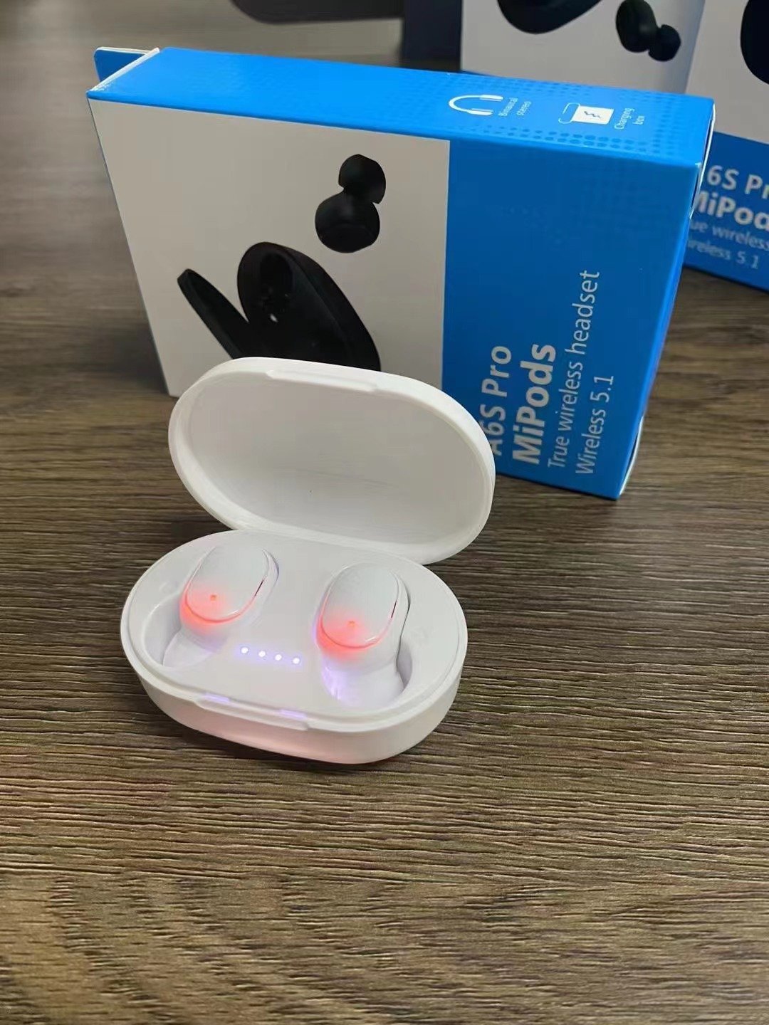 Cheapest Wholesale Original A6S TWS Wireless Earbuds Stereo Headset 5.0 Stereo Headphones Sport Noise Cancelling Mini Earphone