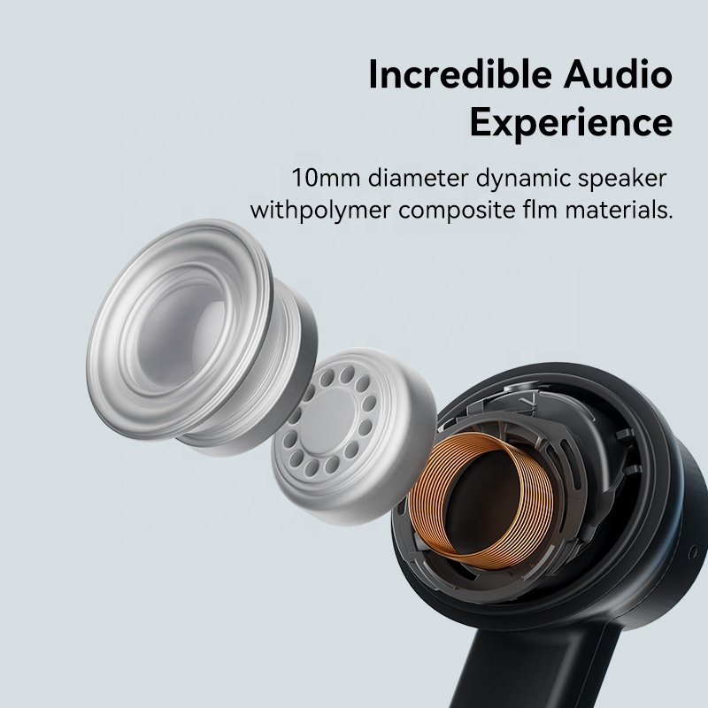 SANSUI earbud in-ear headphones W17 ENC noise cancelling tws earphones & headphones wireless bluetooth