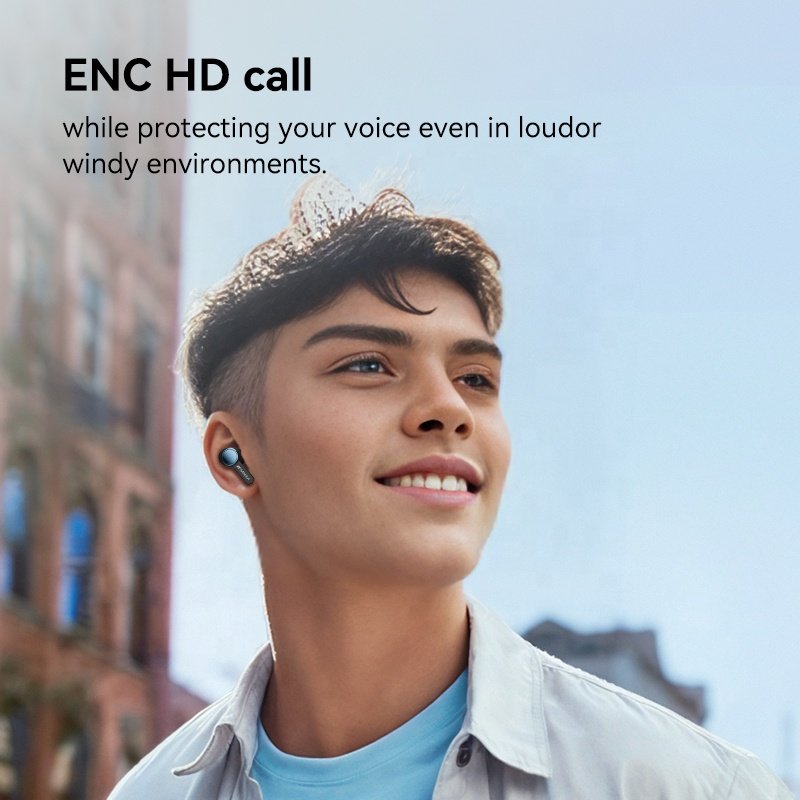 SANSUI earbud in-ear headphones W17 ENC noise cancelling tws earphones & headphones wireless bluetooth