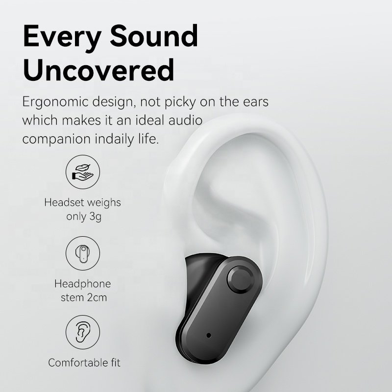 SANSUI W2 TWS Low Latency Gaming Earbuds Led Waterproof Stereo Wireless Headphone Earphone