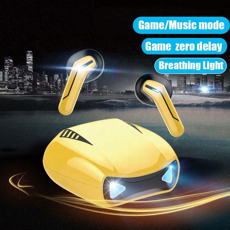 K75 Wireless Gaming Earbuds TWS Headphone with Mic Stereo Bass Sports Waterproof Wireless Headset Earbuds Gamer