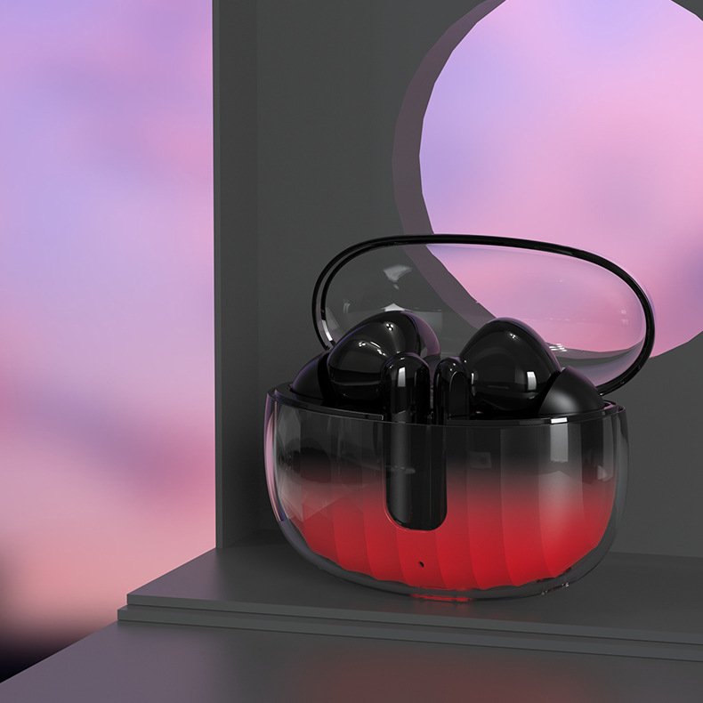 Crystal transparent Y113S wireless earbuds OEM ODM auriculares tws earphone real stereo sound ENC audifonos headphone