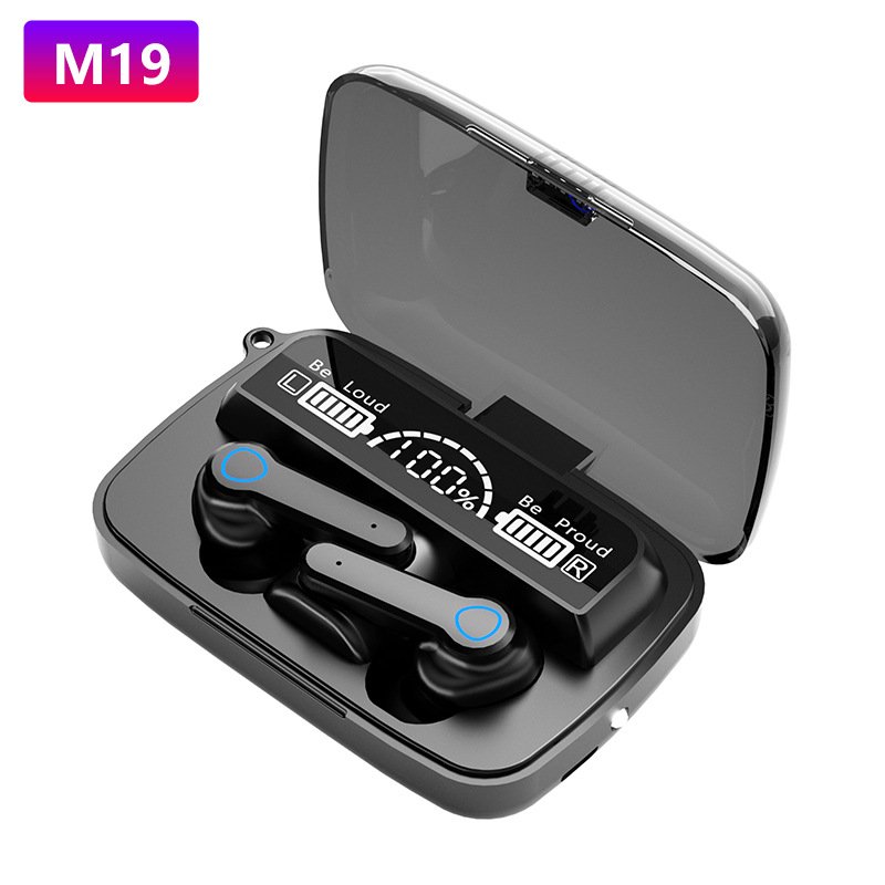 New Arrival Auriculares M19 Ture Wireless Stereo Earbuds BT 5.1 9D Stereo IPX7 Waterproof Earbuds Earphone