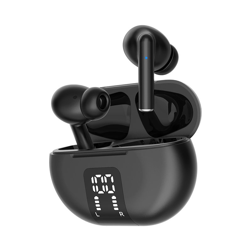2023 Newest Dual Mic ENC Earphones Noise Cancellation Touch Control Digital Battery Display Wireless Earbuds Active Noise Cancel