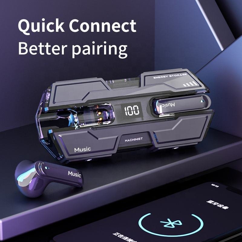 factory hot TWS ANC Noise Cancelling Wireless Waterproof Headphones Earbuds G20 Gym Sports TWS Earphones for Running Sport