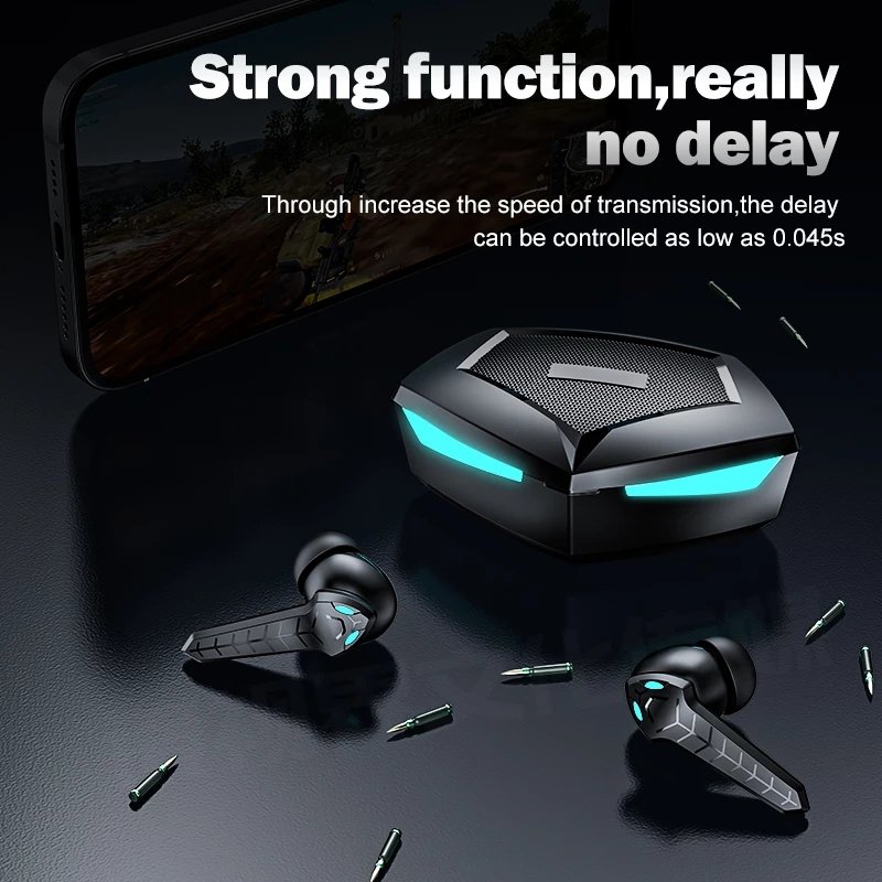 P36 TWS Gaming Headset Wireless in Ear Headphones Sports BT Hands-free Earbuds Gamer Earphone for Samsung Xiaomi Redmi IPhone